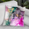 Magenta Expression I Throw Pillow By World Art Group