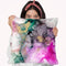 Magenta Expression I Throw Pillow By World Art Group