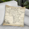 Map Of Africa Throw Pillow By World Art Group