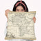Map Of Africa Throw Pillow By World Art Group