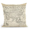 Map Of Asia Throw Pillow By World Art Group