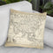 Map Of Asia Throw Pillow By World Art Group