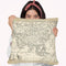 Map Of Asia Throw Pillow By World Art Group