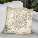 Map Of China Throw Pillow By World Art Group