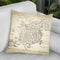 Map Of China Throw Pillow By World Art Group