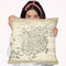 Map Of China Throw Pillow By World Art Group