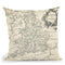 Map Of England & Wales Throw Pillow By World Art Group