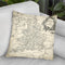 Map Of England & Wales Throw Pillow By World Art Group