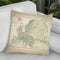 Map Of Europe Throw Pillow By World Art Group