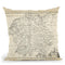 Map Of Germany Throw Pillow By World Art Group