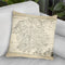 Map Of Germany Throw Pillow By World Art Group