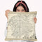 Map Of Germany Throw Pillow By World Art Group
