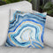Cobalt Agate I Throw Pillow By World Art Group