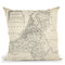 Map Of Netherlands Throw Pillow By World Art Group