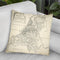 Map Of Netherlands Throw Pillow By World Art Group