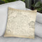 Map Of Poland Throw Pillow By World Art Group