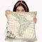 Map Of South America Throw Pillow By World Art Group
