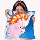 Neon Mohawk Ii Throw Pillow By World Art Group