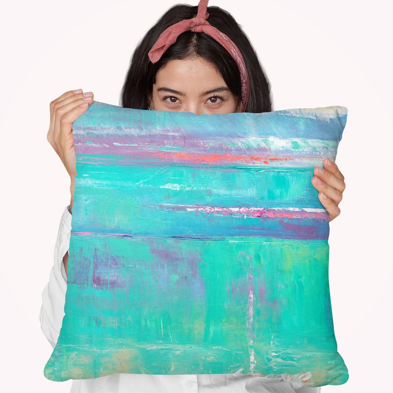 Beneath The Sea Ii Throw Pillow By World Art Group