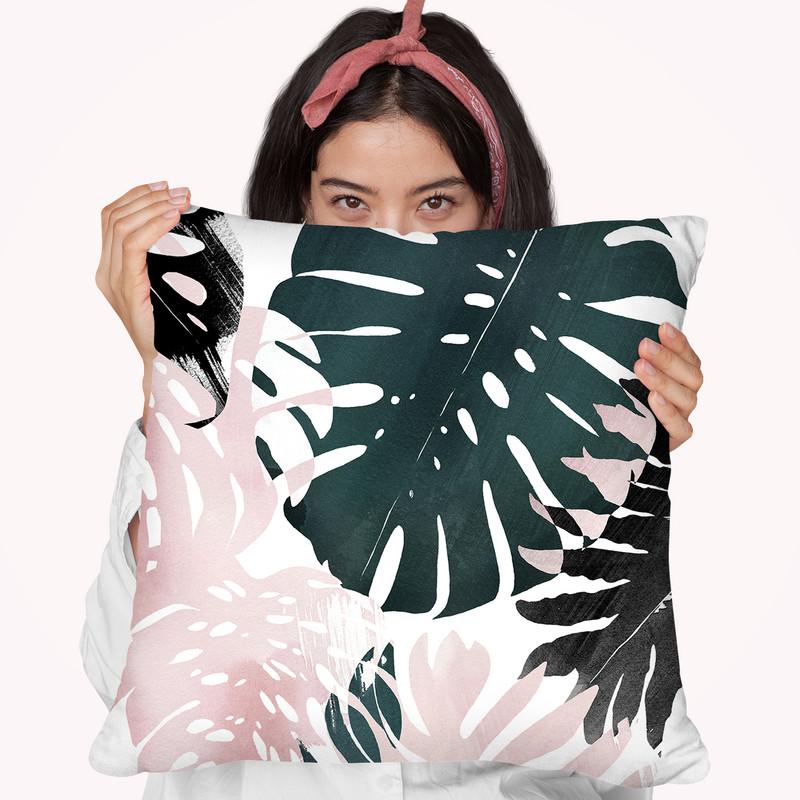 Paradise Sweep Ii Throw Pillow By World Art Group
