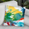 Primary Abstract I Throw Pillow By World Art Group
