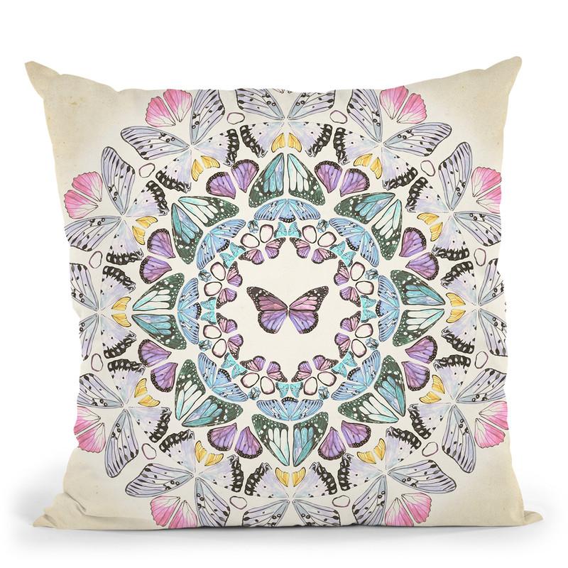 Prosperity Mandala I Throw Pillow By World Art Group