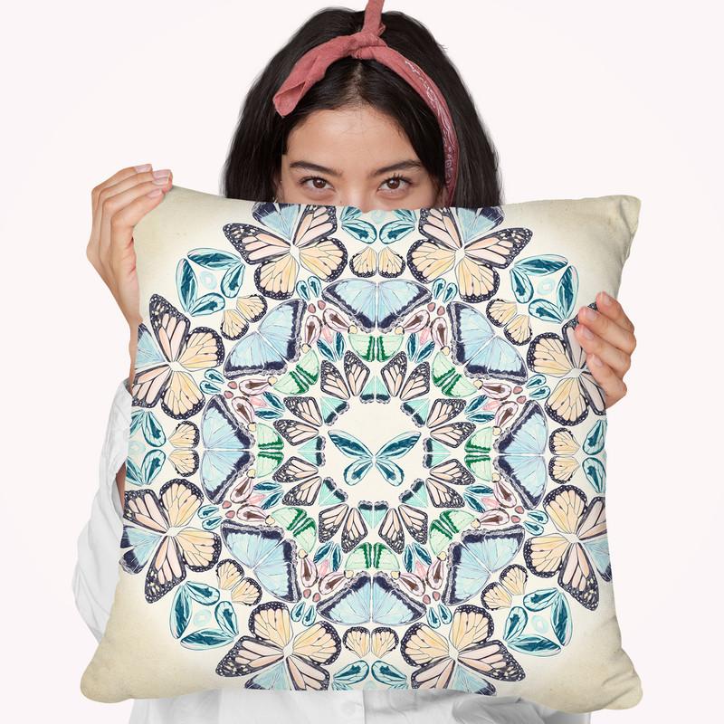 Prosperity Mandala Ii Throw Pillow By World Art Group
