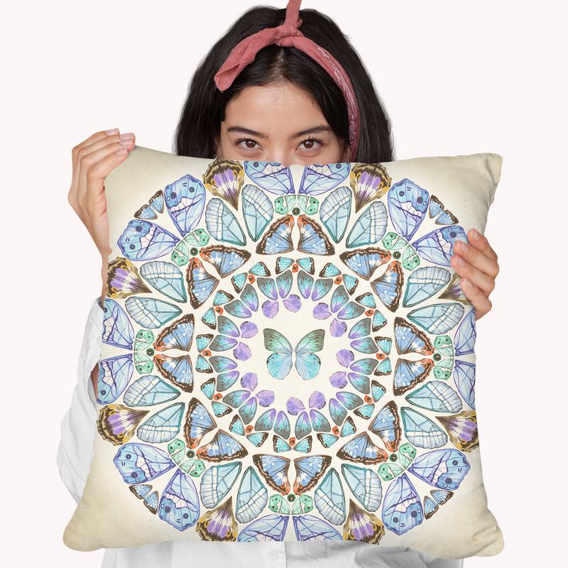 Prosperity Mandala Iii Throw Pillow By World Art Group