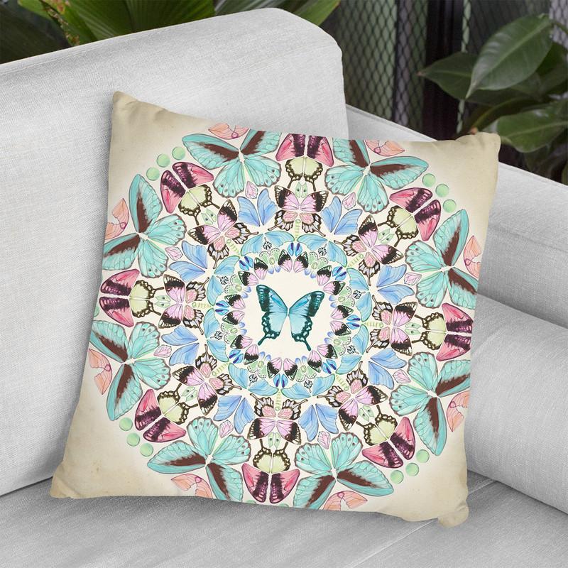 Prosperity Mandala Iv Throw Pillow By World Art Group