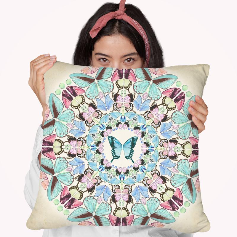 Prosperity Mandala Iv Throw Pillow By World Art Group