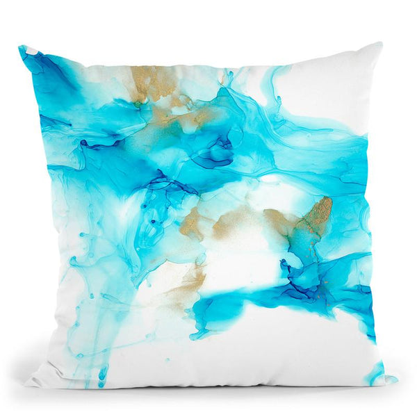 Prussian Plume I Throw Pillow By World Art Group