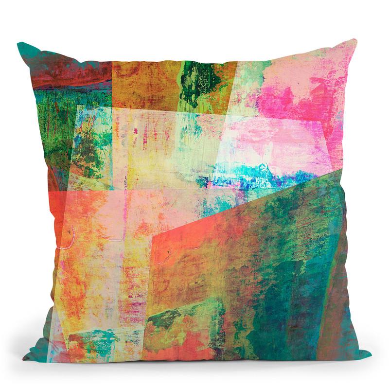 Hifi Geometric Iv Throw Pillow By World Art Group