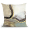Ribbon Sands I Throw Pillow By World Art Group