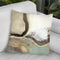 Ribbon Sands I Throw Pillow By World Art Group