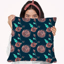 Rosey Posey Collection F Throw Pillow By World Art Group