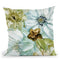 Seaglass Garden I Throw Pillow By World Art Group