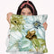 Seaglass Garden I Throw Pillow By World Art Group