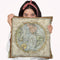 Small Western Hemisphere (U) Throw Pillow By World Art Group