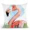 Watercolor Flamingo Composition Ii Throw Pillow By World Art Group