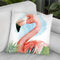 Watercolor Flamingo Composition Ii Throw Pillow By World Art Group