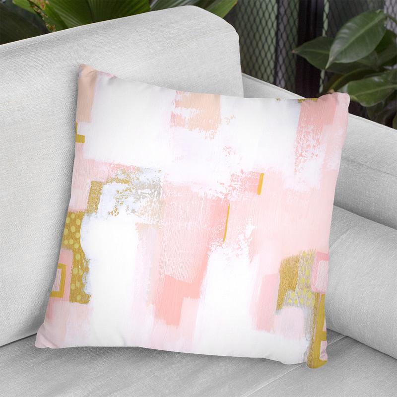 Strawberry Season I Throw Pillow By World Art Group