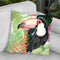 Toucan Palms I Throw Pillow By World Art Group