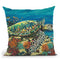 Deep Sea Swimming Ii Throw Pillow By World Art Group