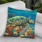 Deep Sea Swimming Ii Throw Pillow By World Art Group