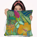 Tropical Tapestry Ii Throw Pillow By World Art Group