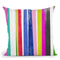 Vertical Bands I Throw Pillow By World Art Group