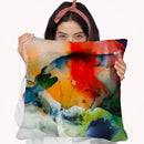Vibrant Terrain I Throw Pillow By World Art Group