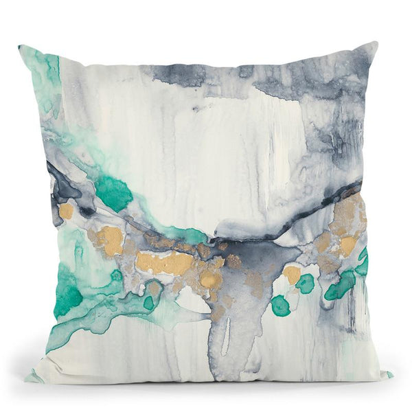 Viridian Canyon Ii Throw Pillow By World Art Group