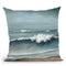 Sea Foam Throw Pillow By World Art Group