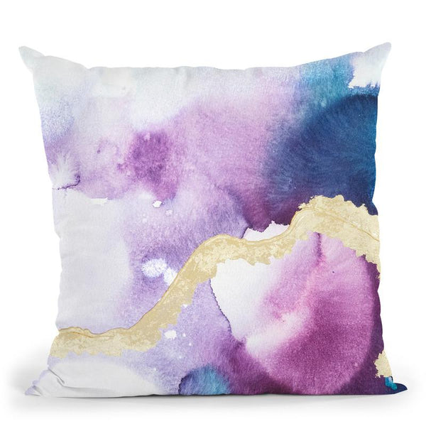 Ice Crystals Iii Throw Pillow By World Art Group